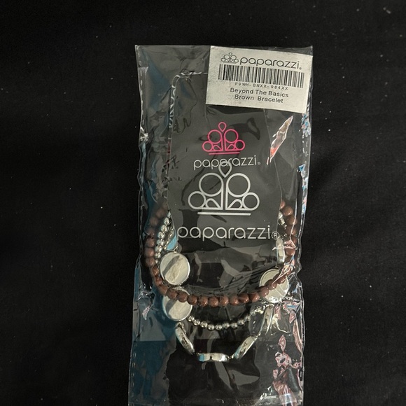 paparazzi Jewelry - Paparazzi bracelet silver and brown and silver